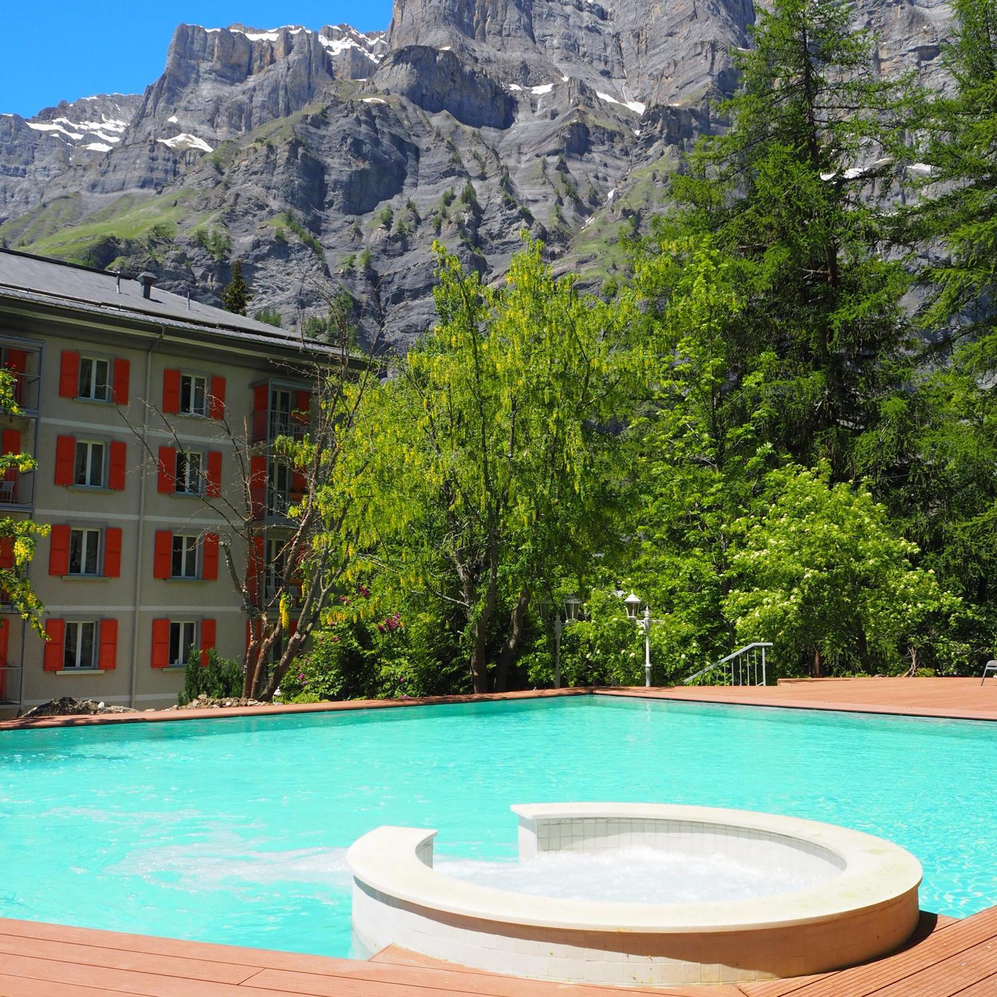 Residence Les Sources Des Alpes Leukerbad Eksteriør billede