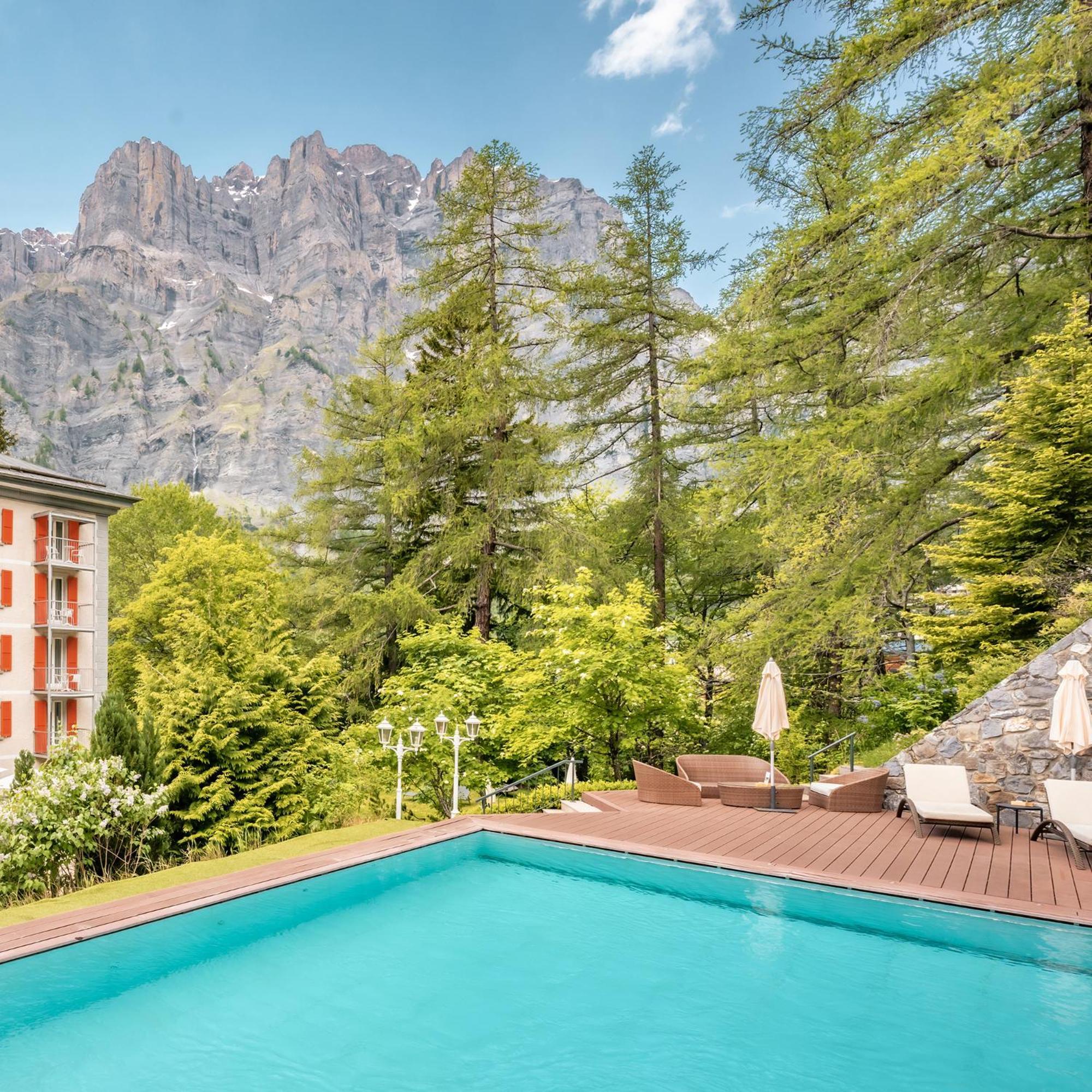 Residence Les Sources Des Alpes Leukerbad Eksteriør billede