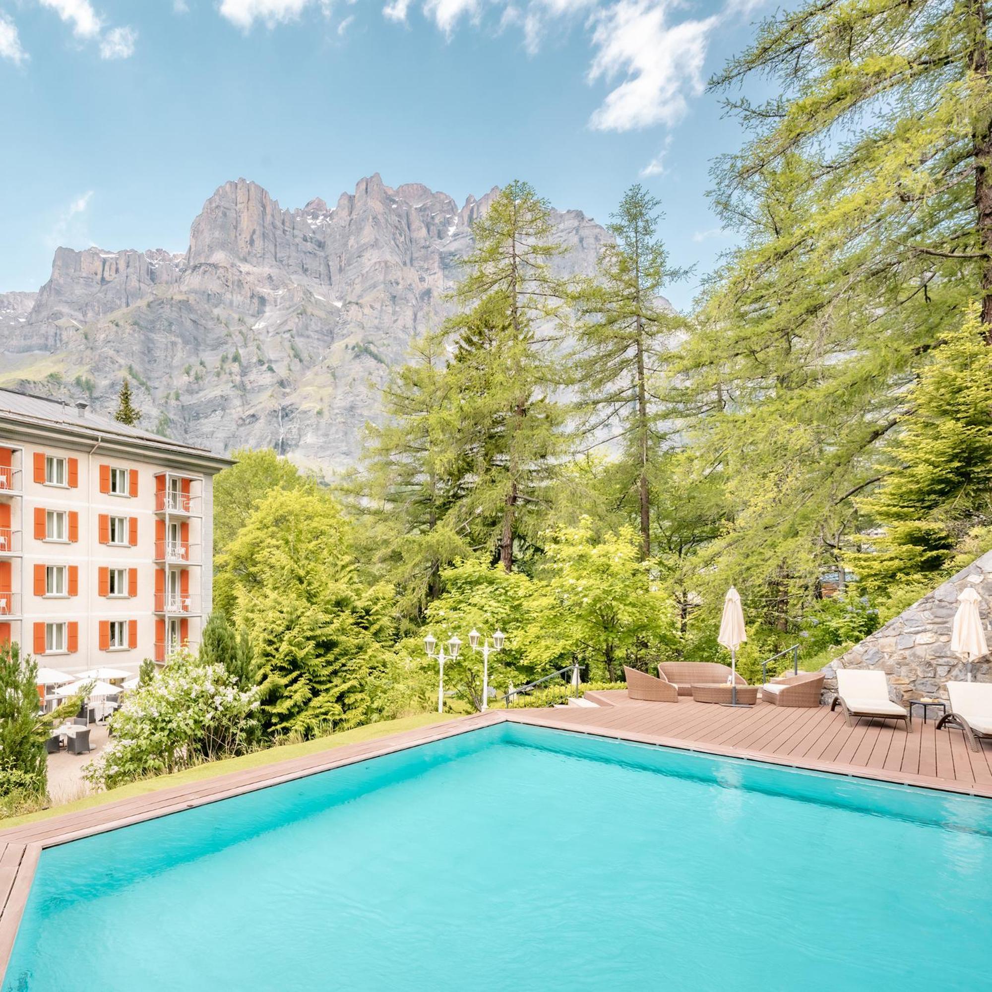 Residence Les Sources Des Alpes Leukerbad Eksteriør billede