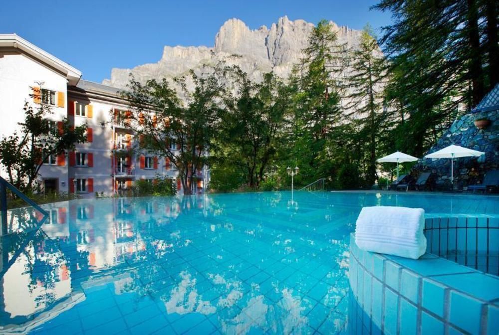 Residence Les Sources Des Alpes Leukerbad Eksteriør billede