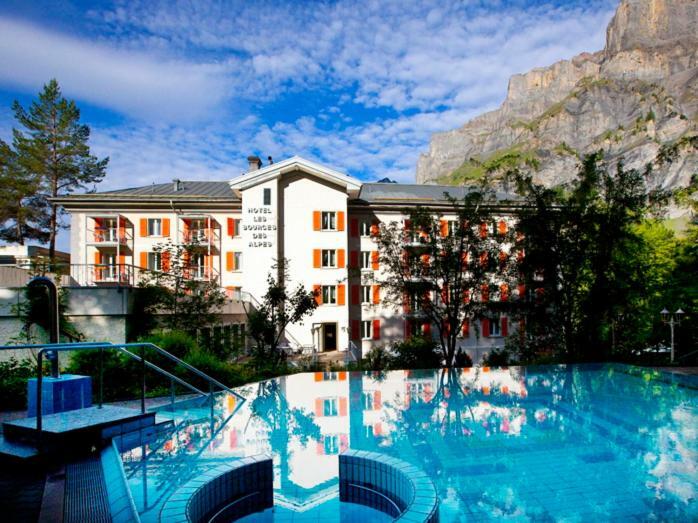 Residence Les Sources Des Alpes Leukerbad Eksteriør billede